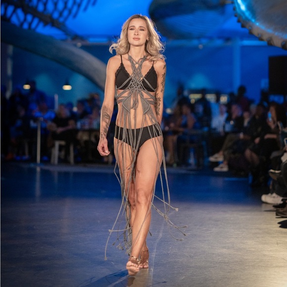 Handmade Macramé Rope Dress - Picture 11 of 15